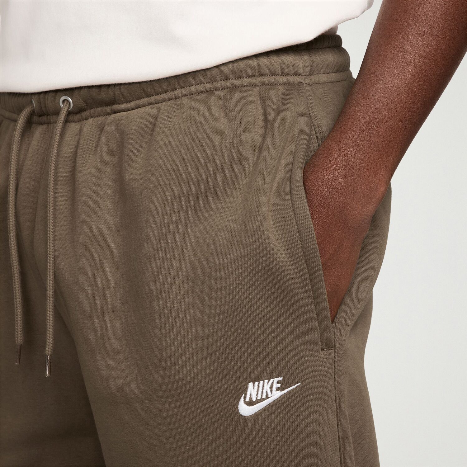 Nike Fleece Mens Straight Regular Fit Workout Pant