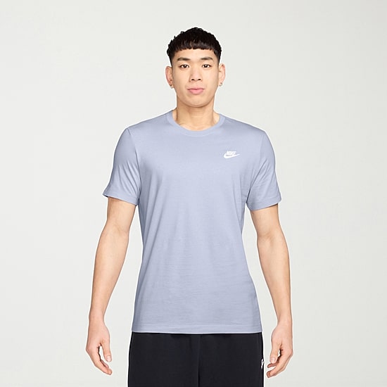 Nike Club Embroidered Logo Mens Crew Neck Short Sleeve Active Big and Tall T-Shirt
