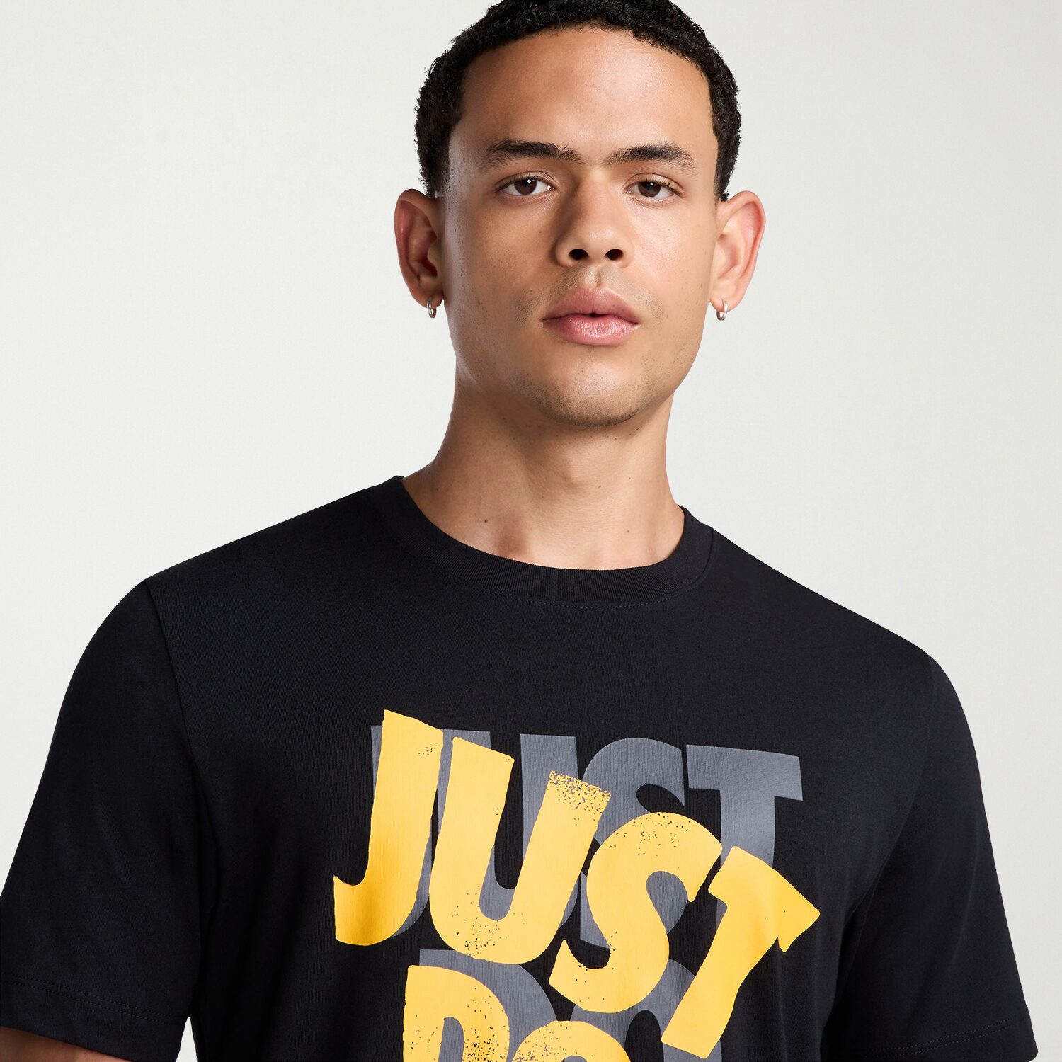 Nike Just Do It Mens Crew Neck Short Sleeve Regular Fit Big and Tall Graphic T-Shirt