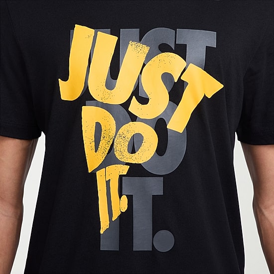 Nike Just Do It Mens Crew Neck Short Sleeve Regular Fit Big and