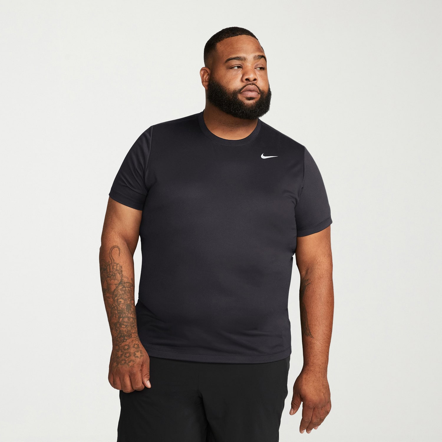 Nike Mens Crew Neck Short Sleeve Quick Dry Active Big and Tall T-Shirt