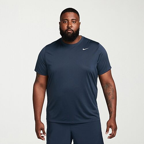 Nike Mens Crew Neck Short Sleeve Quick Dry Active Big and Tall T-Shirt, 2x-large Tall, Blue