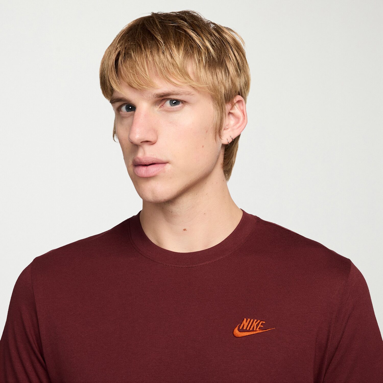 Nike Mens Crew Neck Short Sleeve Embroidered Active Big and Tall T-Shirt