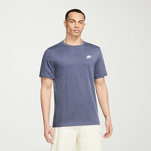Nike Mens Crew Neck Short Sleeve Embroidered Active Big and Tall T-Shirt, Large Tall, Blue