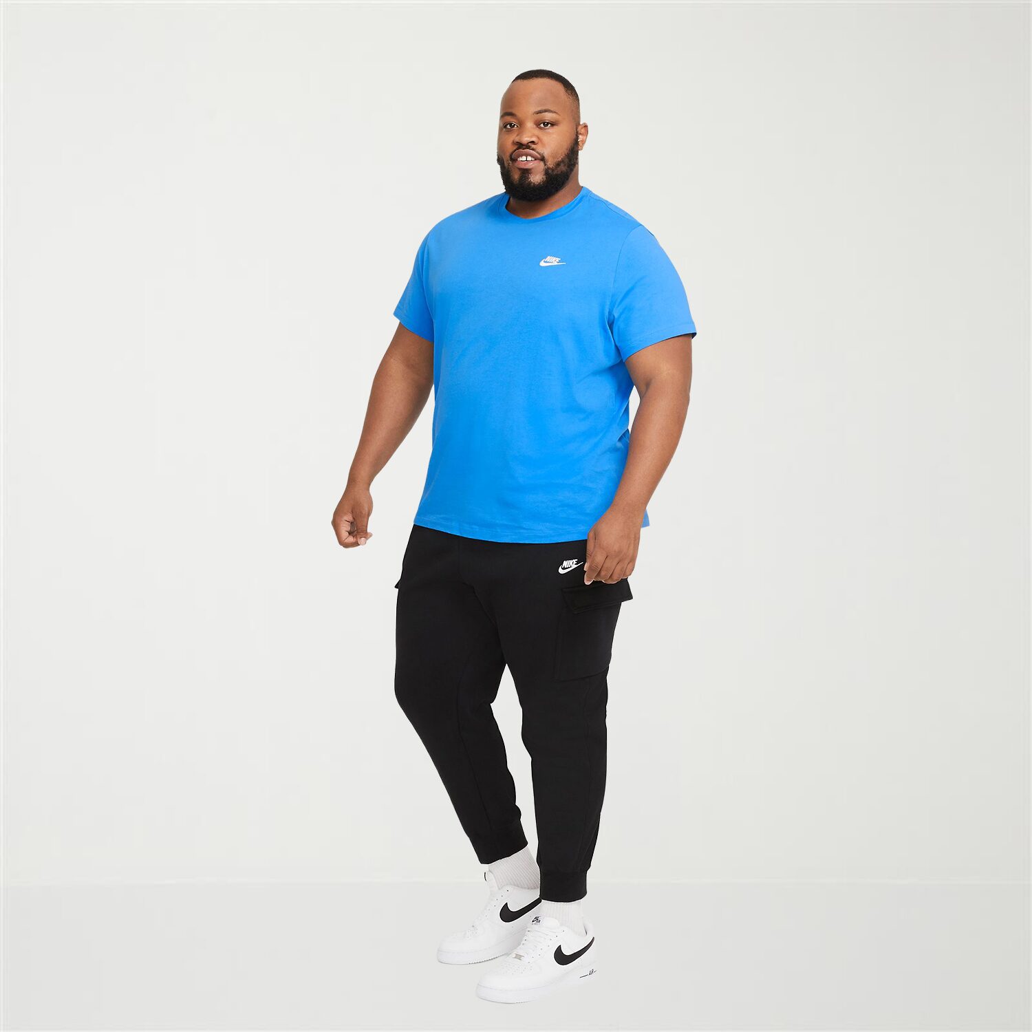 Nike Mens Crew Neck Short Sleeve Embroidered Active Big and Tall T-Shirt