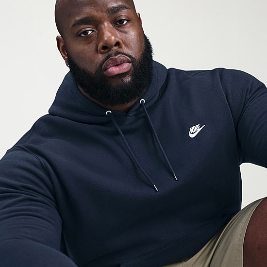 Nike Sweatshirt Mens Long Sleeve Active Big and Tall Hoodie