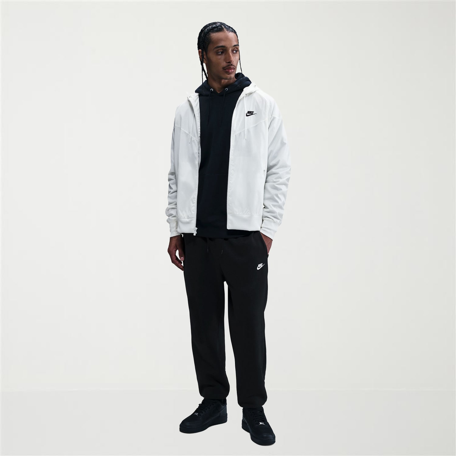Nike Mens Cuffed Mid Rise Regular Fit Big and Tall Fleece Active Jogger Pant