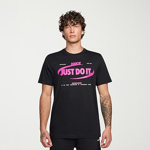 Nike Mens Crew Neck Short Sleeve Regular Fit Big and Tall Graphic T-Shirt, 2x-large Tall, Black