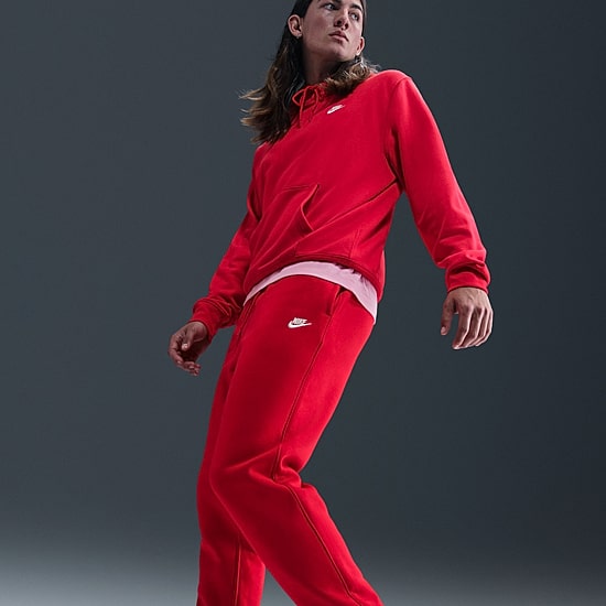 Nike Mens Cuffed Mid Rise Regular Fit Big and Tall Fleece Active Jogger Pant