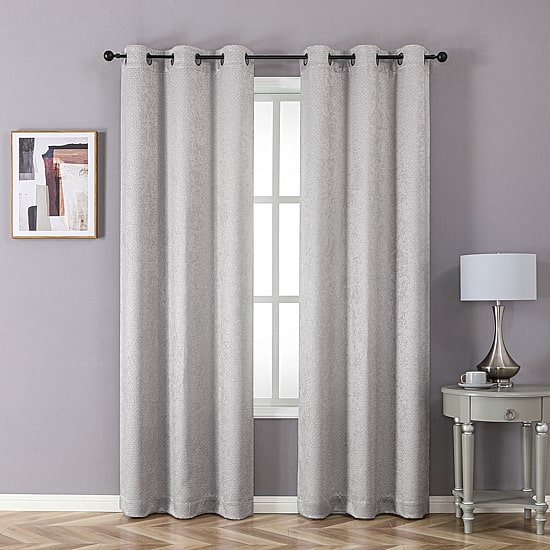 Rhys Grommet Top Blackout Set of 2 Curtain Panel
