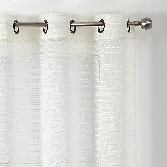 Hoboken Grommet Top Sheer Set of 2 Curtain Panel