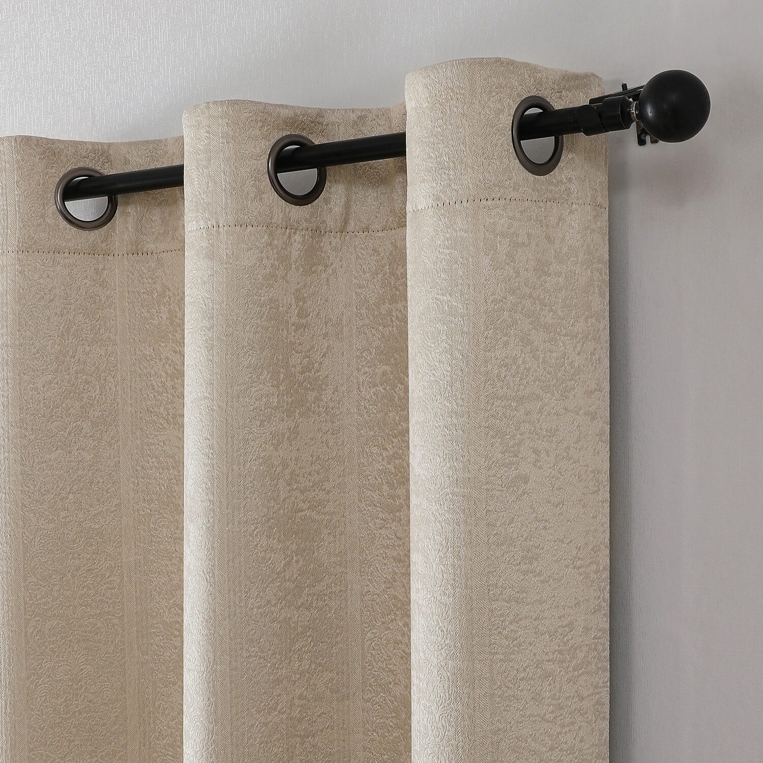 Cambrie Grommet Top Blackout Set of 2 Curtain Panel