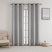 Starltt Grommet Top Blackout Set of 2 Curtain Panel