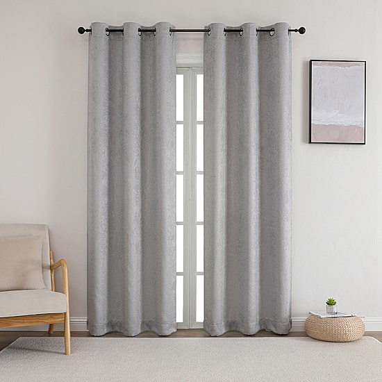 Starltt Grommet Top Blackout Set of 2 Curtain Panel