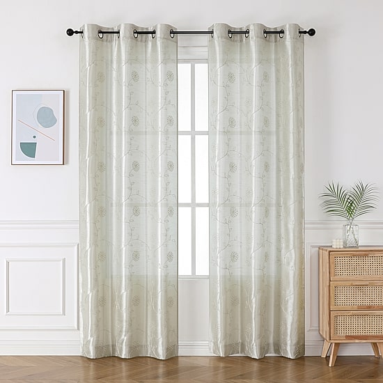 Sebastian Grommet Top Light-Filtering Set of 2 Curtain Panel