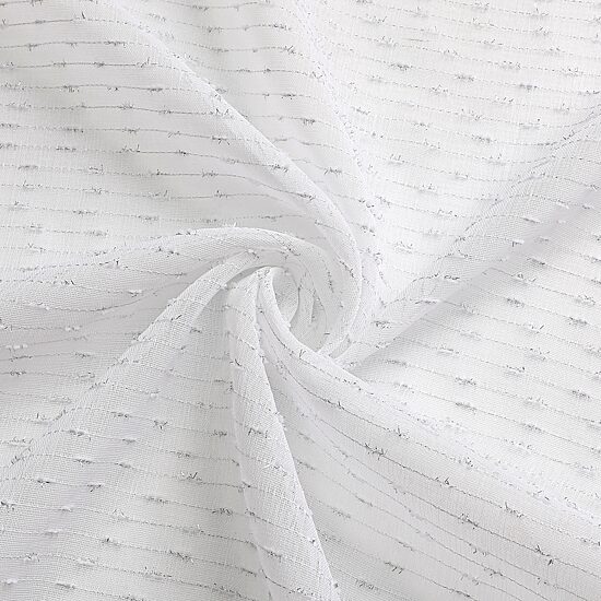 Priscilla Grommet Top Sheer Set of 2 Curtain Panel