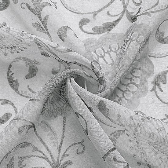 Toronto Printed Grommet Top Sheer Set of 2 Curtain Panel