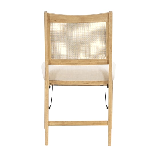 Linon Bonnie Cane Folding Chair