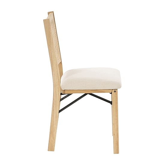 Linon Bonnie Cane Folding Chair