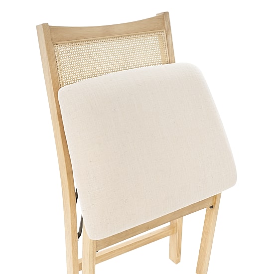 Linon Bonnie Cane Folding Chair