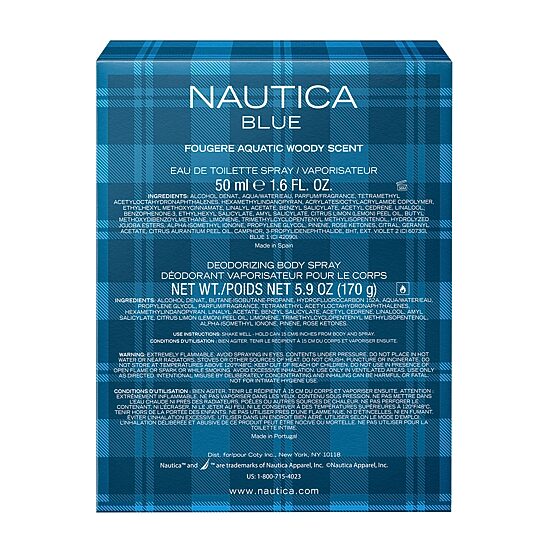 Nautica Blue Eau De Toilette 2-Pc Gift Set