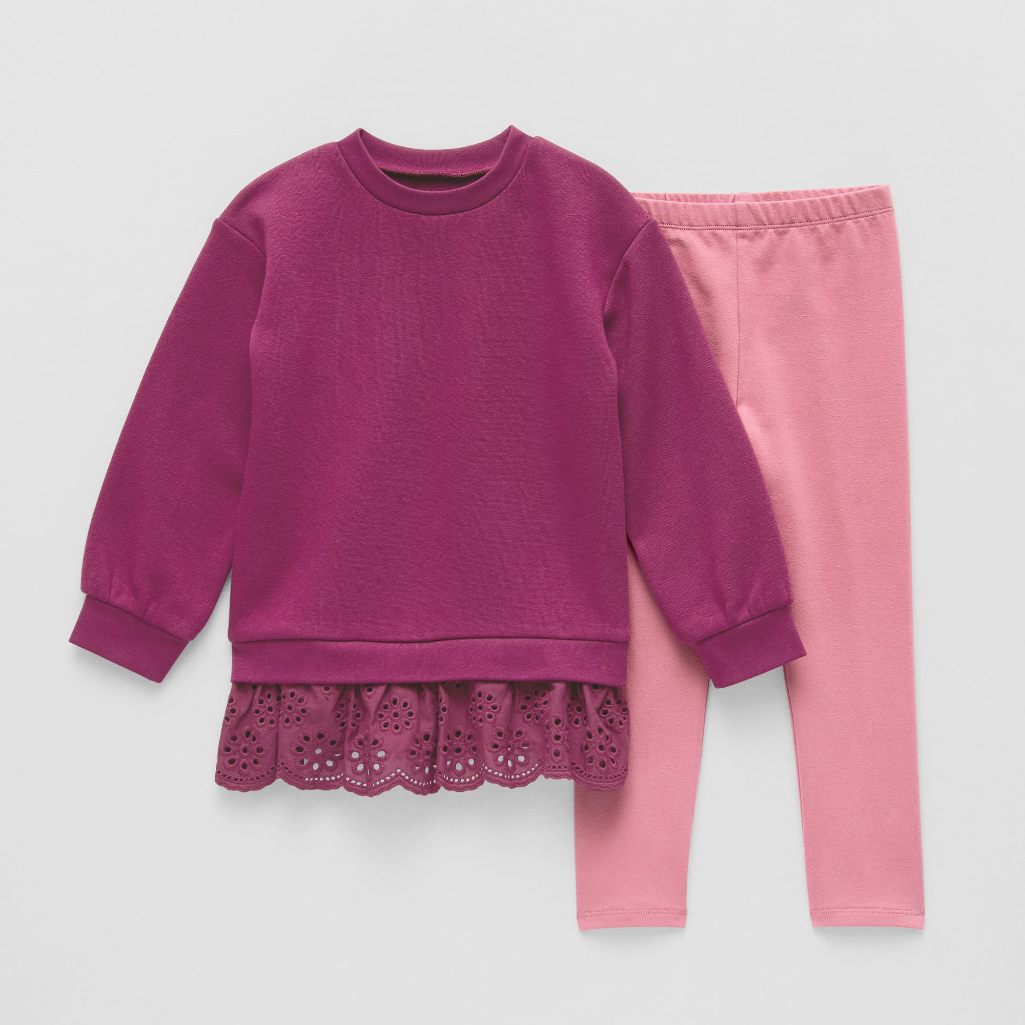 Okie Dokie Toddler & Little Girls Knit 2-pc. Pant Set