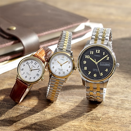 Timex® Easy Reader Womens Gold-Tone Watch