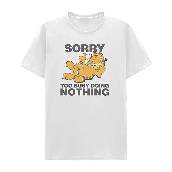 Mens Crew Neck Short Sleeve Regular Fit Garfield Big and Tall Graphic T-Shirt