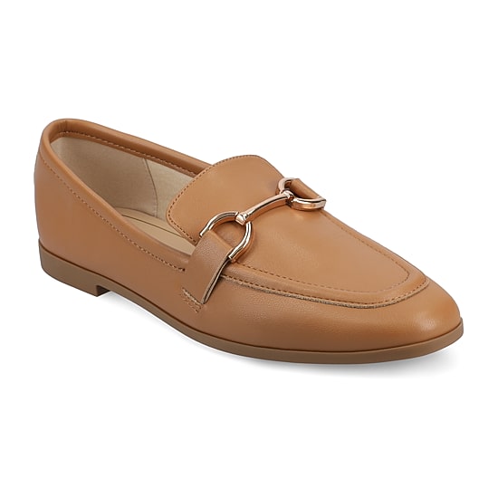 Journee Collection Mizza Womens Square Closed Toe Loafers