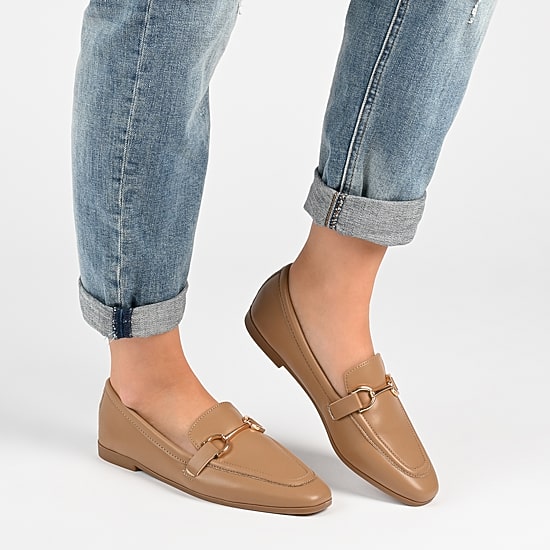 Journee Collection Mizza Womens Square Closed Toe Loafers