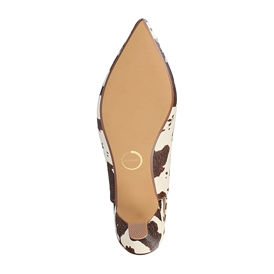 Journee Collection Paulina Womens Pointed Closed Toe Kitten Heel Pumps