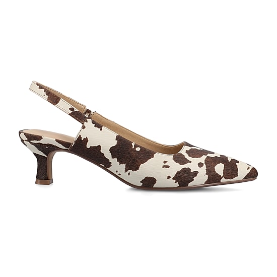 Journee Collection Paulina Womens Pointed Closed Toe Kitten Heel Pumps