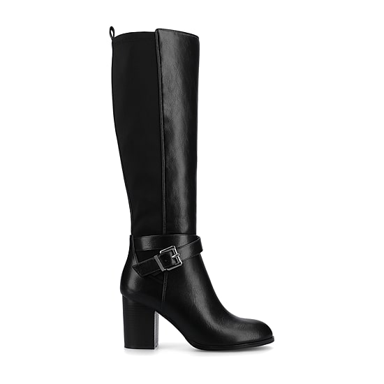 Journee Collection Womens Stacked Heel Dress Boots