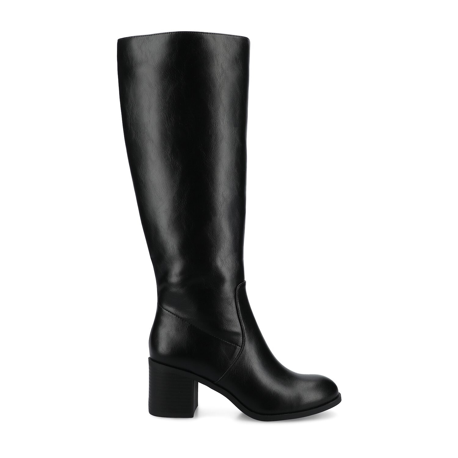 Journee Collection Womens Romilly Stacked Heel Dress Boots