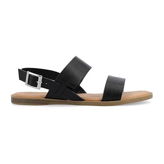 Journee Collection Womens Lavine Slingback Strap Flat Sandals