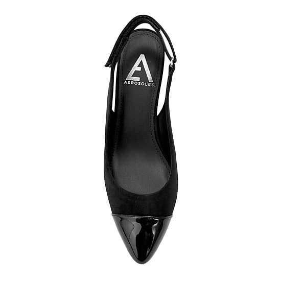 Aerosoles Levi Slingback Womens Pointed Closed Toe Kitten Heel Pumps