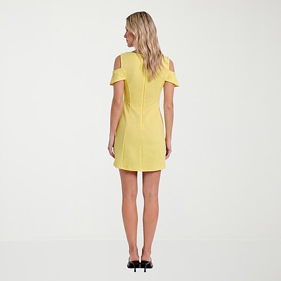 24seven Comfort Apparel Womens Short Sleeve Skater Dress