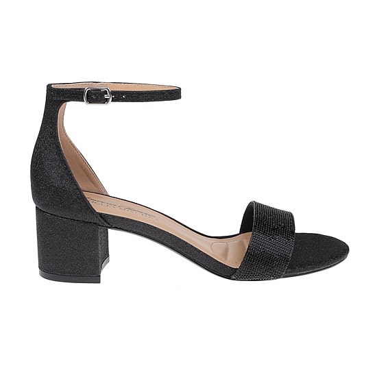 American Glamour Badgley Mischka Womens Norrie Heeled Sandals