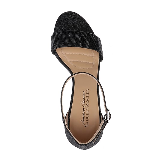 American Glamour Badgley Mischka Womens Norrie Heeled Sandals