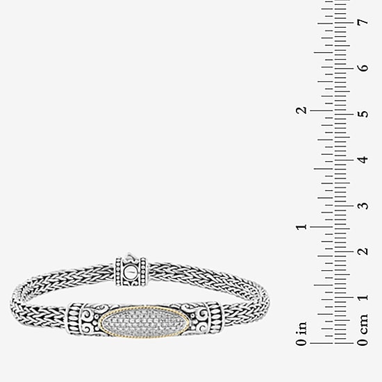 Effy Final Call Limited Quantities! Womens 18K Gold Over Silver 7 3/4 Inch Chain Bracelet