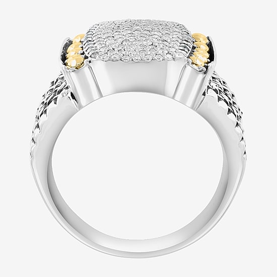 Effy Final Call Limited Quantities! Womens 3/8 CT. T.W. Genuine White Diamond 18K Gold Over Silver Band