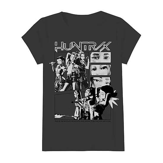 Little & Big Kid Girls Round Neck Short Sleeve Regular Fit KPOP Demon Hunters Graphic T-Shirt