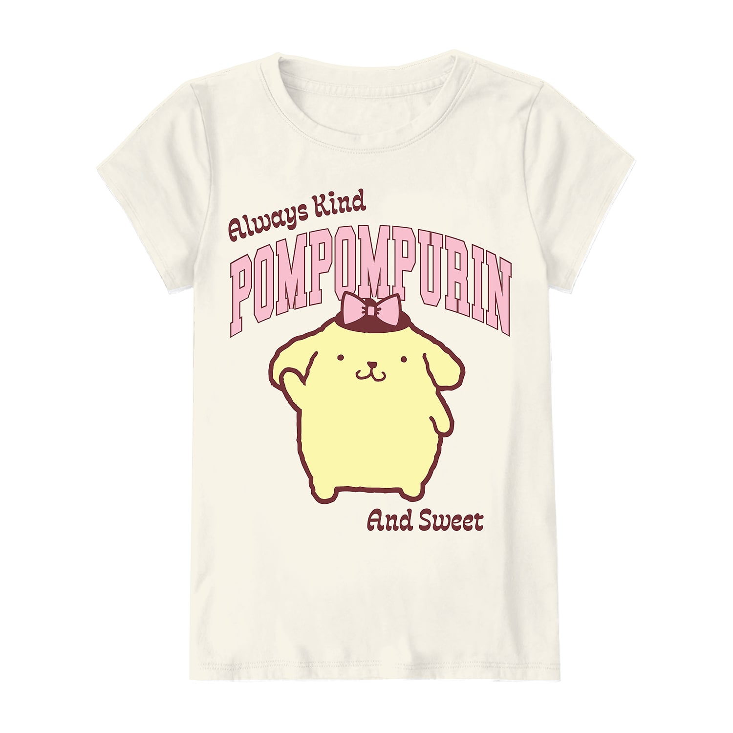 Little & Big Kid Girls Round Neck Short Sleeve Regular Fit Hello Kitty Graphic T-Shirt