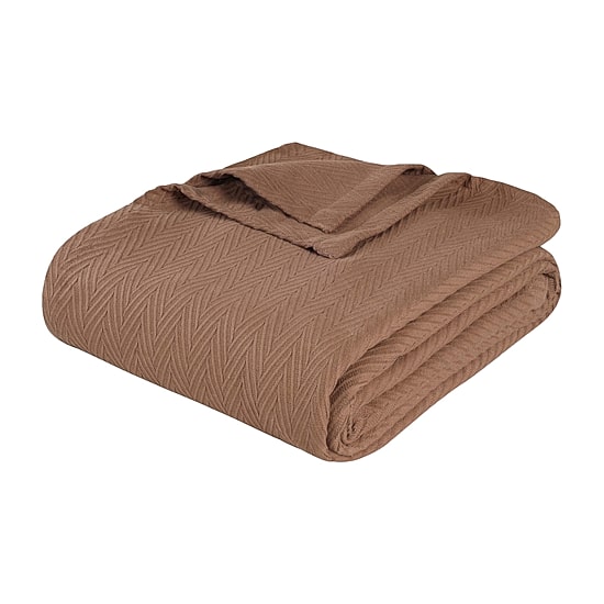 SUPERIOR® Metro Woven Zig-Zag Chevron Cotton Multi-Use Throw