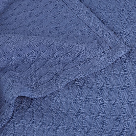 SUPERIOR® Diamond Weave Breathable Cotton All-Season Throw