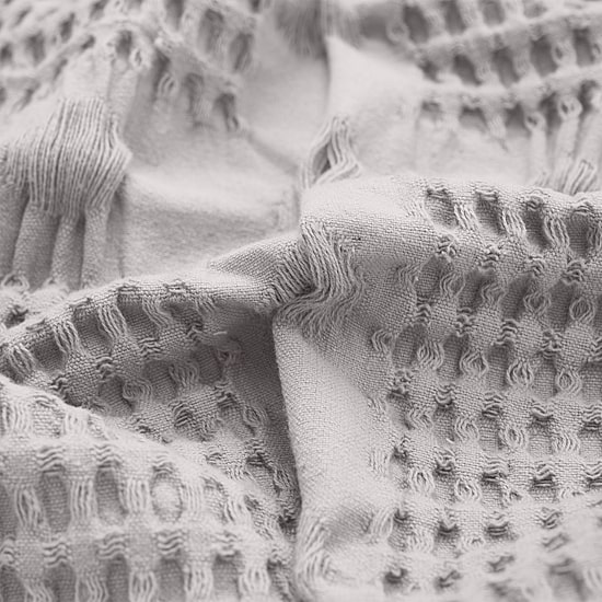 SUPERIOR® Mai Waffle Weave Honeycomb Textured Cotton  Multi-Use Throw