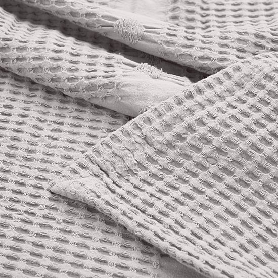 SUPERIOR® Mai Waffle Weave Honeycomb Textured Cotton  Multi-Use Throw