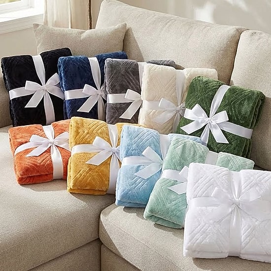 SUPERIOR® Alaska Diamond Quilted Polyester Fleece Multi-Use Throw