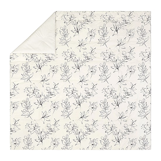 Dee Ocleppo Inked Floral Sateen 3-pc. Reversible Comforter Set