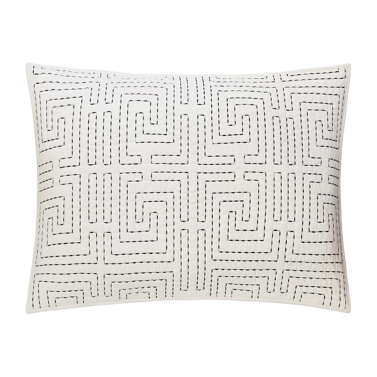 Dee Ocleppo Greek Key Cotton 3-pc. Quilt Set